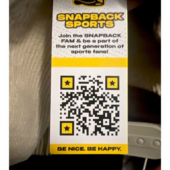 Snapback Sports Corduroy Hat Rope Upside Down - Picture 7 of 7